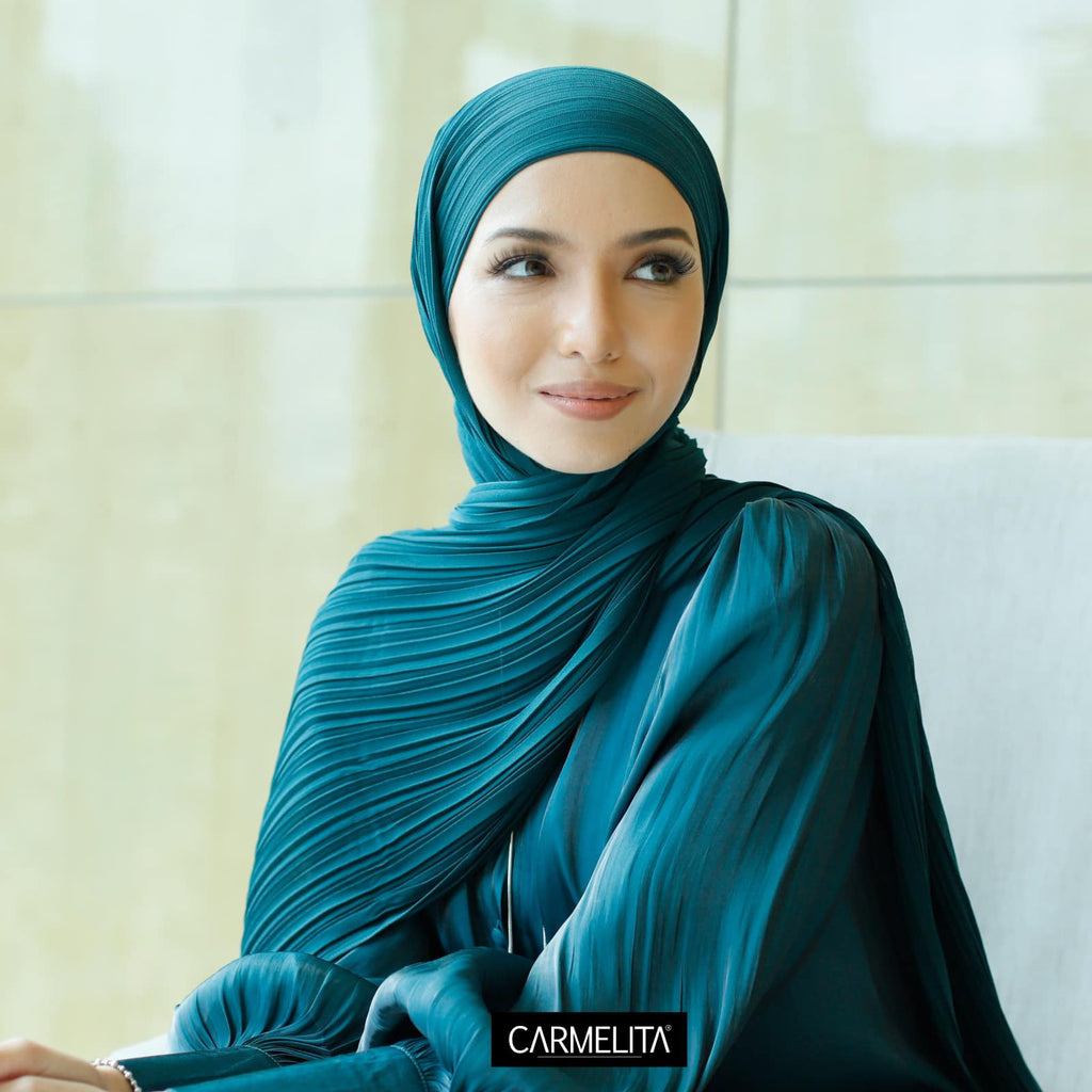 carmelita pleated shawl