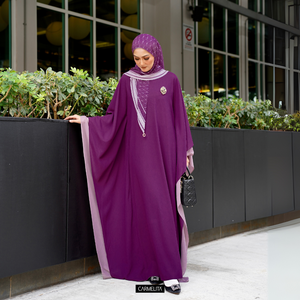 AVA DRESS - DARK PURPLE