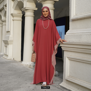AVA DRESS - BRICK