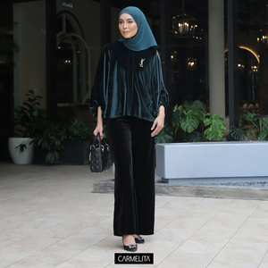 ADELE VELVET BLOUSE