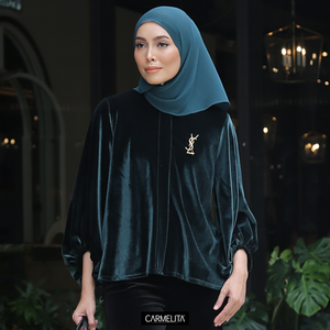 ADELE VELVET BLOUSE