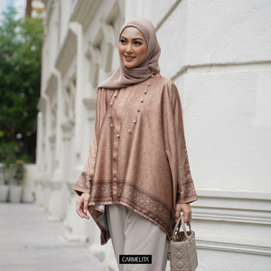 CAMELIA SATIN SILK BATWING - CLARA
