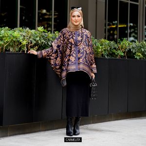 CAMELIA SATIN SILK BATWING - EVELYN