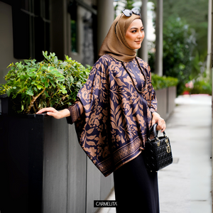 CAMELIA SATIN SILK BATWING - EVELYN
