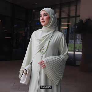 DAHLIA ABAYA - SOFT GREEN