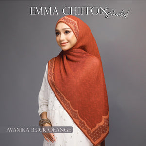 EMMA CHIFFON PRINTED [AJRAKH]