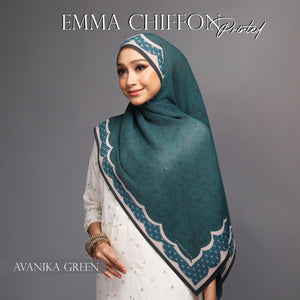 EMMA CHIFFON PRINTED [AJRAKH]