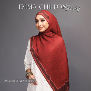 EMMA CHIFFON PRINTED [AJRAKH]