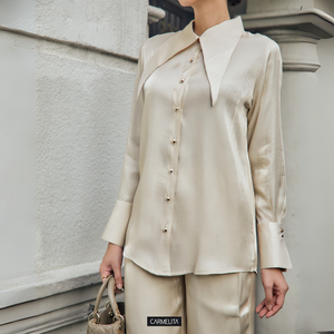 RANIA BLOUSE- NUDE CHAMPAGNE